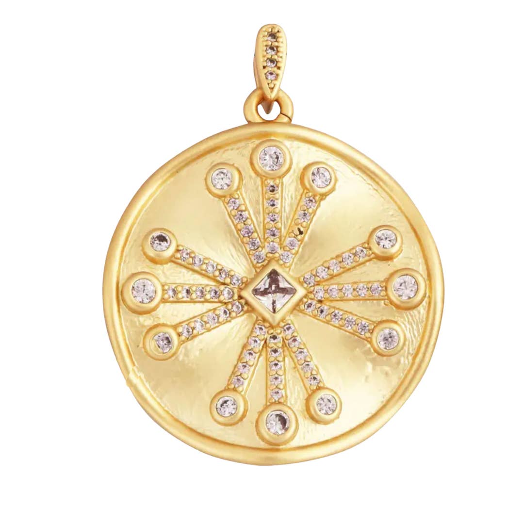 Wavy Starburst Charm For Charm Bar & Charm Necklace