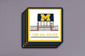 Michigan 4pc Coaster Set