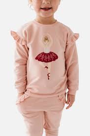 Ballerina Ruffle Sweatshirt