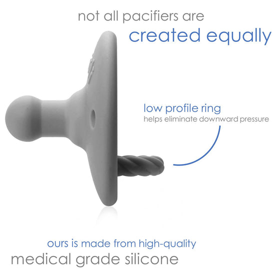 Load image into Gallery viewer, Pacifier Set Round (Blue &amp;amp; Mist)
