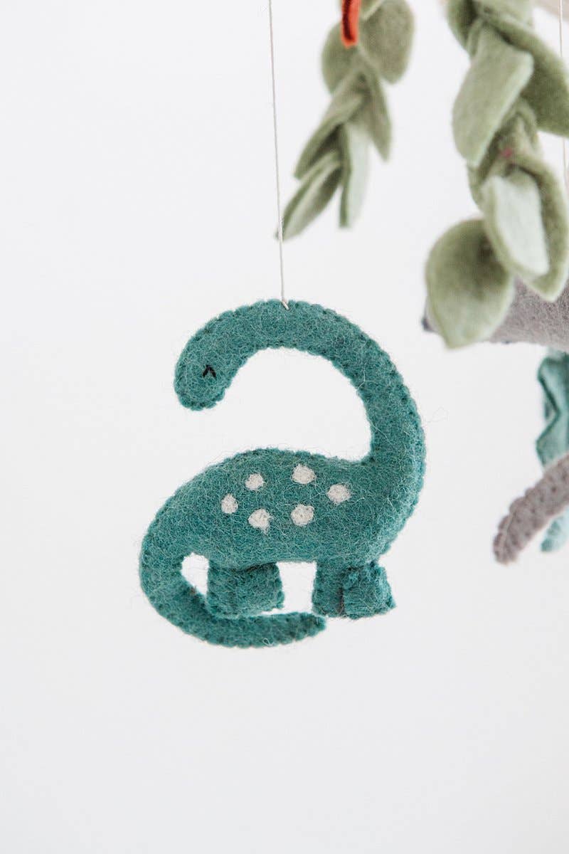 Dinosaur Crib Mobile - Handmade Baby Gift
