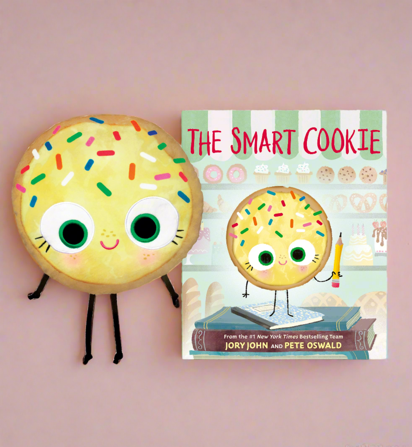 The Smart Cookie Plush with hardcover book
