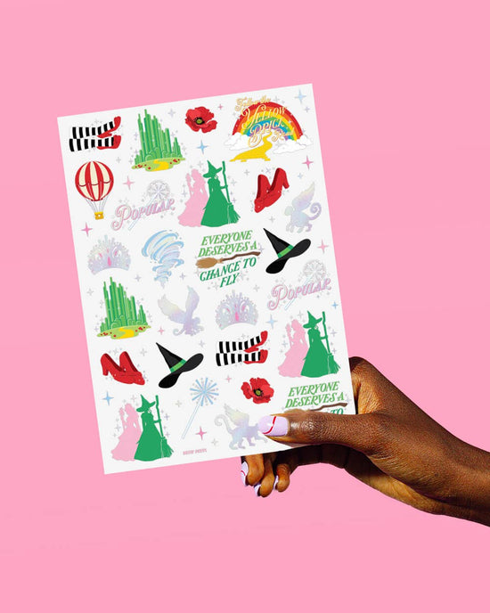 Load image into Gallery viewer, Emerald City Temporary Tattoos - Wizard, Wicked Witch, 52 ct
