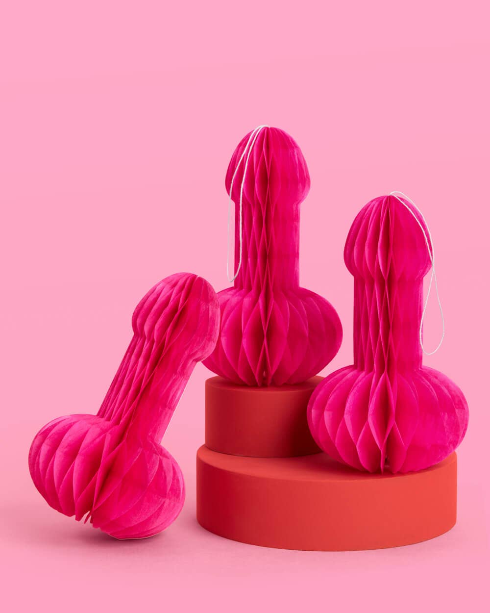 Bachelorette Party Penis Paper Accordion Decoration