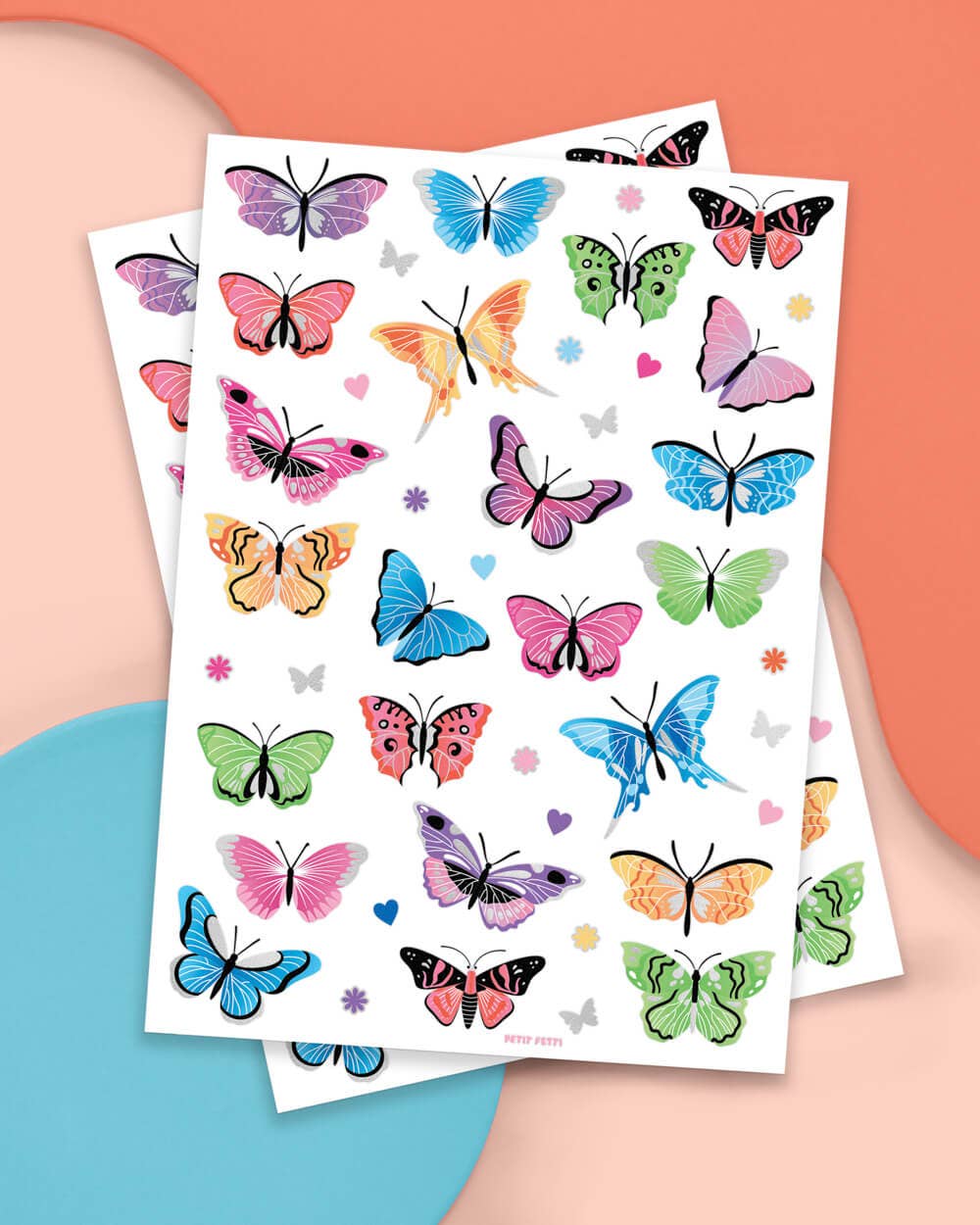 Butterfly Foil Kids Temporary Tattoos, Bday Party, Activity