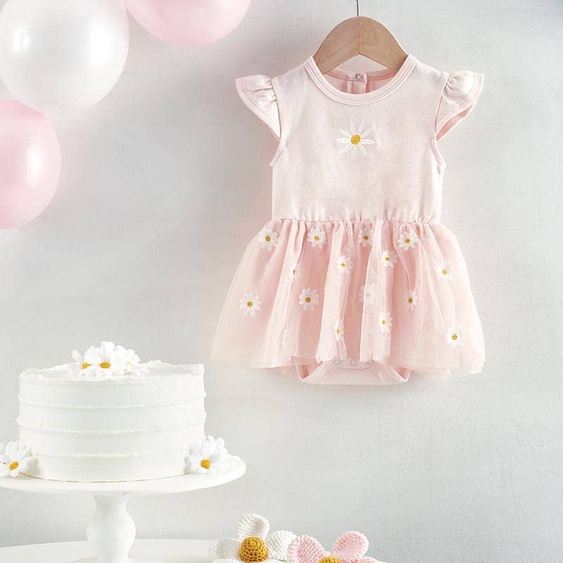 Snapshirt  PinK Daisy Tutu Dress
