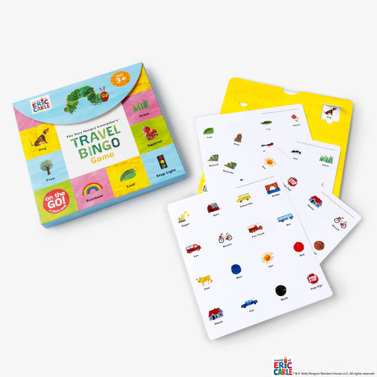 Very Hungry Caterpillar Travel Bingo Game