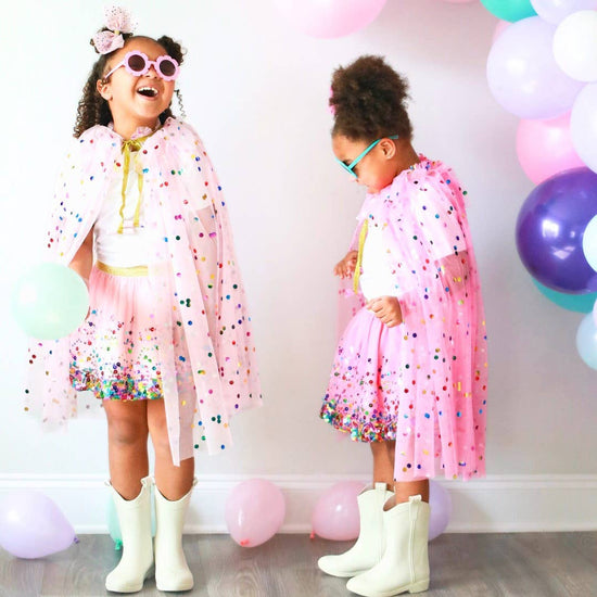 Load image into Gallery viewer, Raspberry Confetti Tutu - Dress Up Skirt
