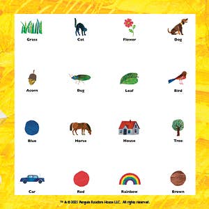 Very Hungry Caterpillar Travel Bingo Game