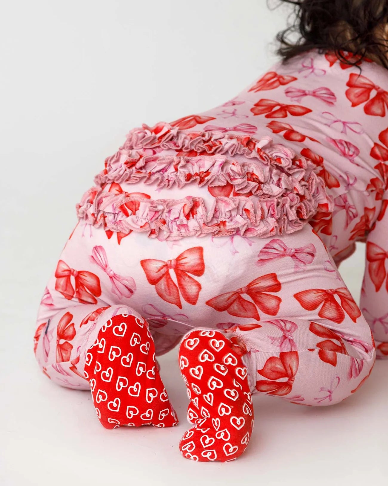 Catalina Ruffled Zippered Footie