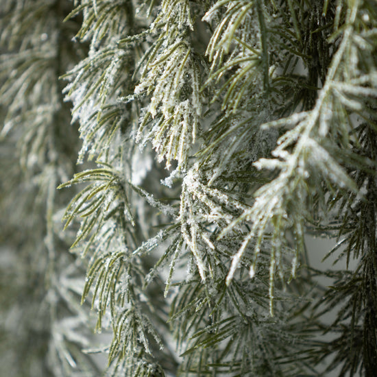 Frosted Weeping Pine Garland