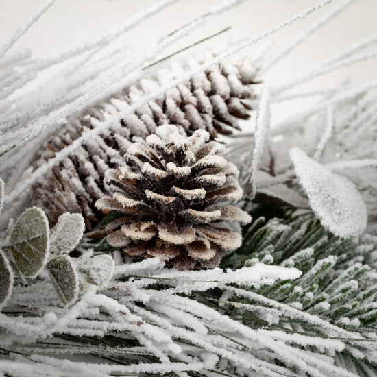 Load image into Gallery viewer, Flocked Pine Garland
