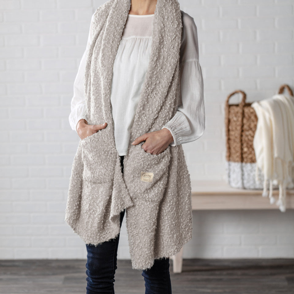 Taupe Giving Shawl
