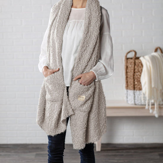 Taupe Giving Shawl
