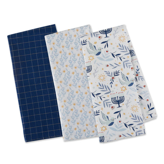 Hanukkah Dishtowel Set of 3