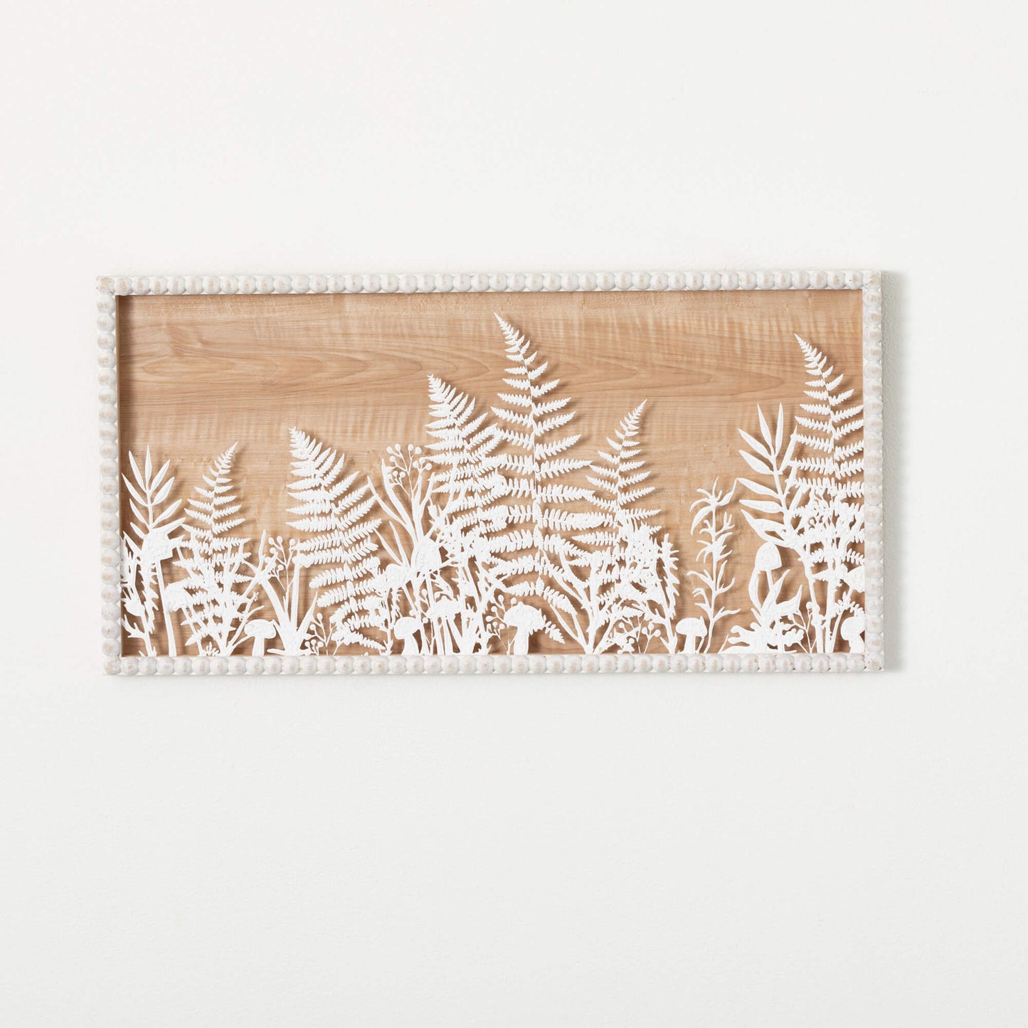 Glass Fern Wall Decor