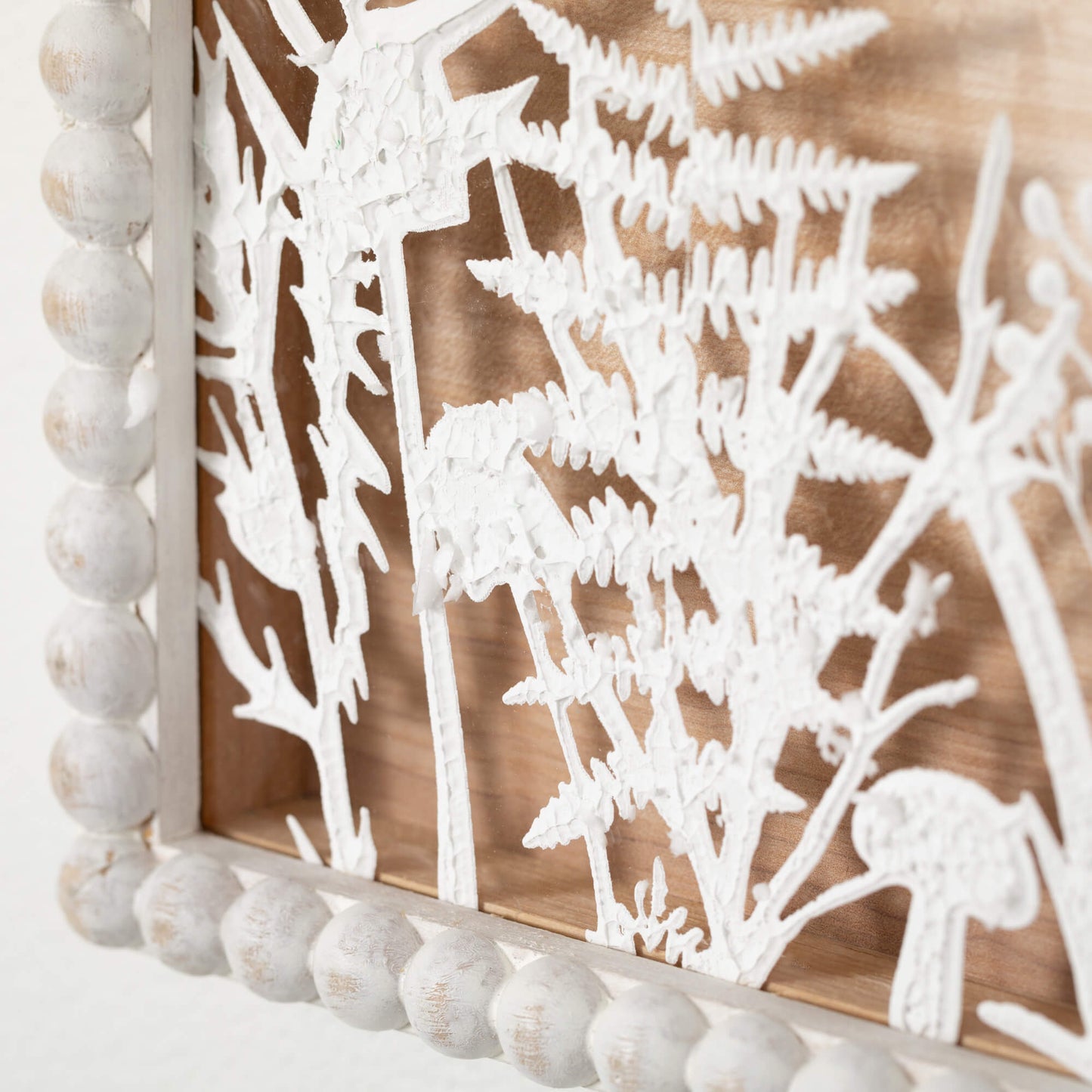 Glass Fern Wall Decor