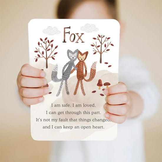 Fox Kin + Lesson Book - Fox's Big Family Change: A Lesson in Change