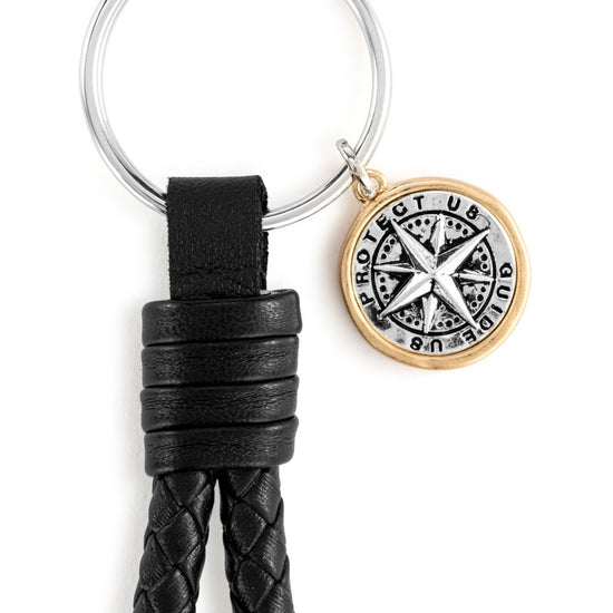 Load image into Gallery viewer, Protect &amp;amp; Guide Key Chain - Silver
