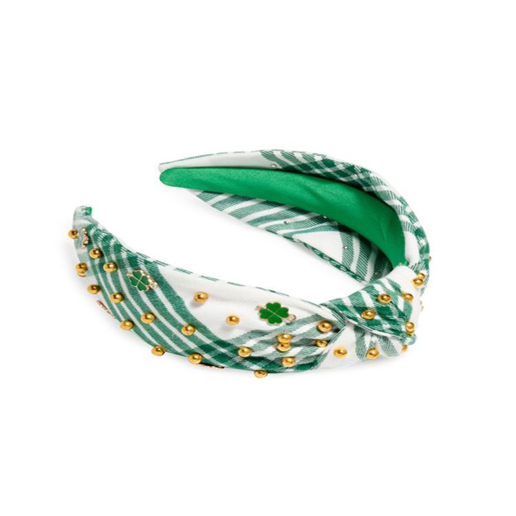 Lucky Charms Plaid Headband
