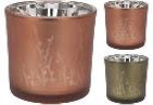 Small Tealight Holder with Etched Design