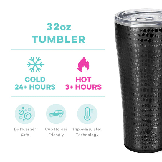 Load image into Gallery viewer, Glamazon Onyx Tumbler (32oz)
