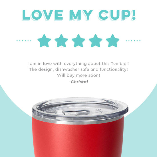 Touchdown Red & Black Tumbler (32oz)