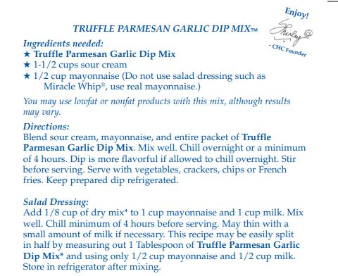 Load image into Gallery viewer, Truffle Parmesan Garlic Dip Mix

