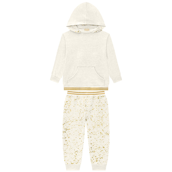 Heathered/Gold Sweat Set