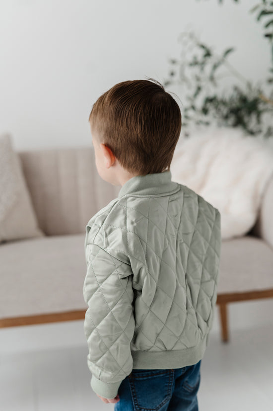 Load image into Gallery viewer, Sage Bomber Jacket
