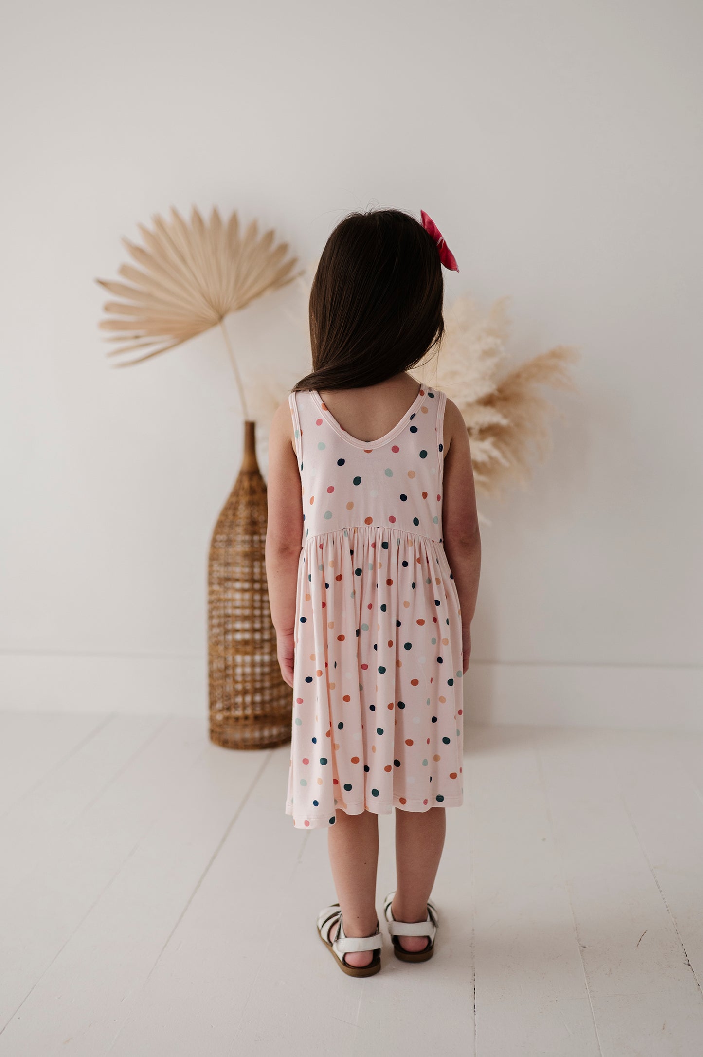 Sweet Dots Henley Tank Dress