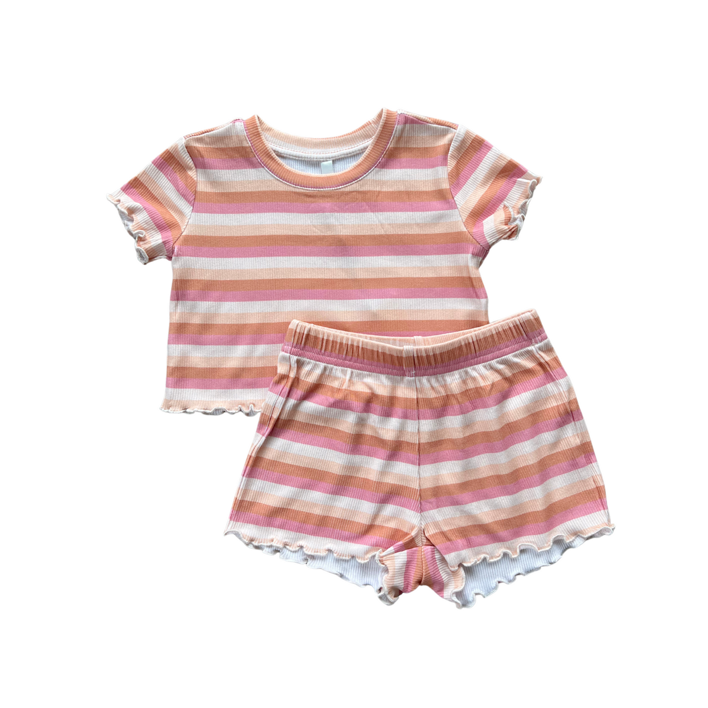 Two Piece Summer Stripe Set