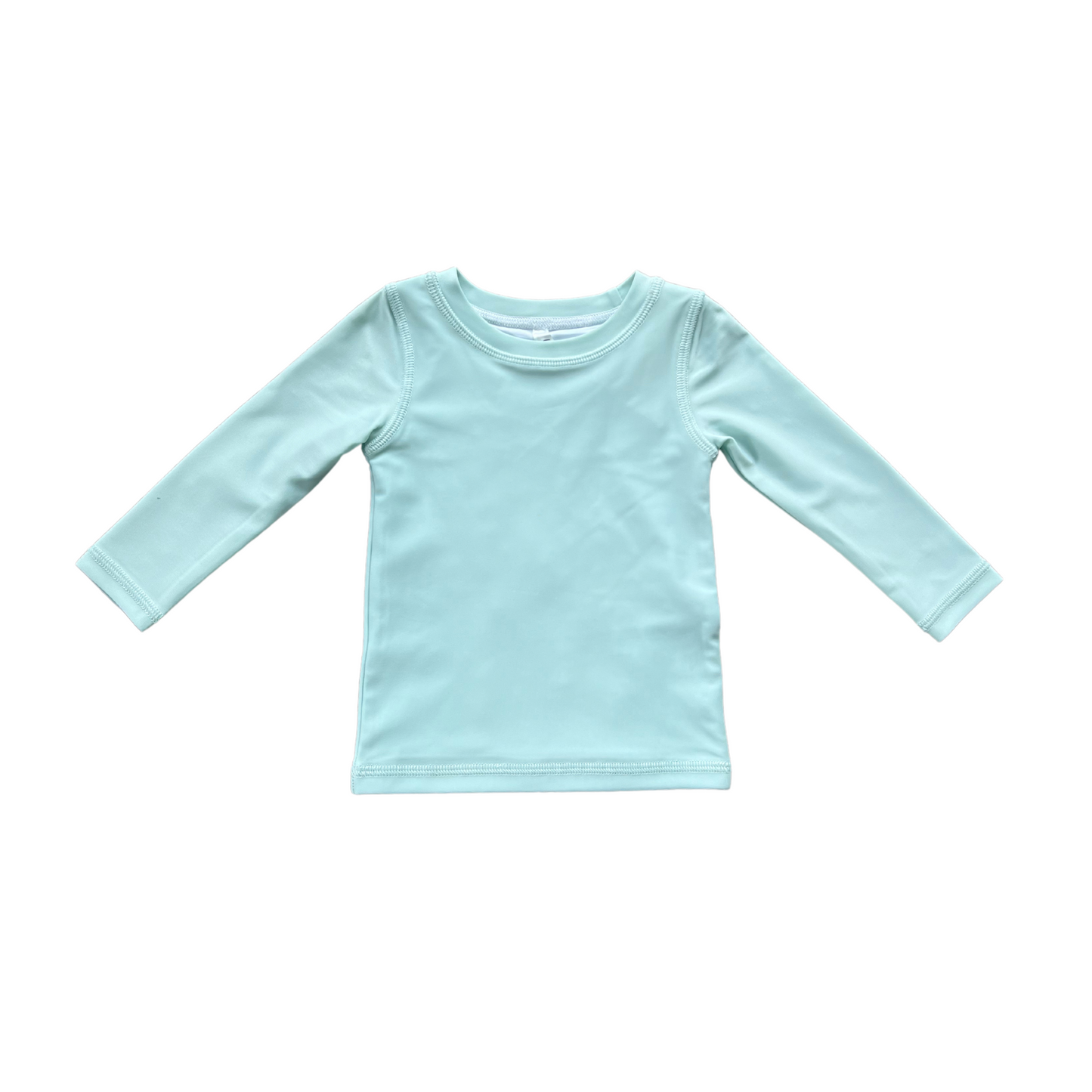 Long Sleeve Sail Away Rash Guard Swim Shirt