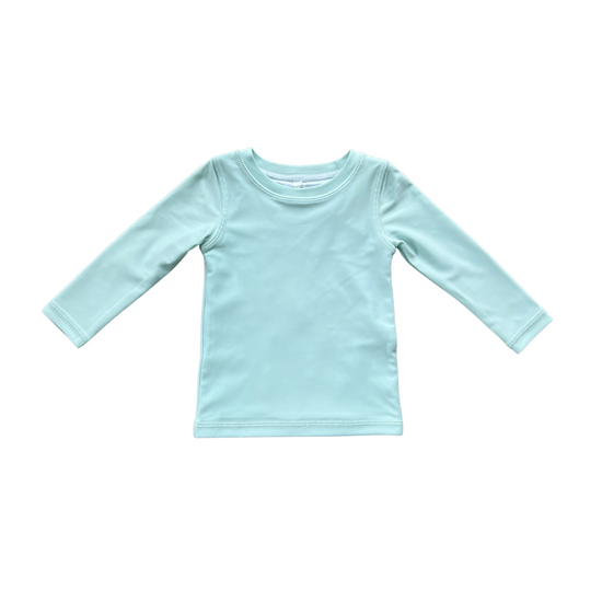 Long Sleeve Sail Away Rash Guard Swim Shirt