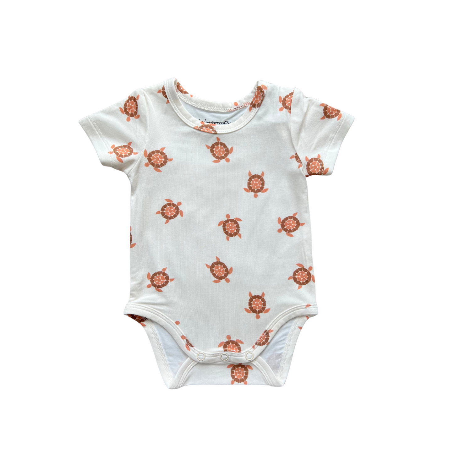 Turtle Short Sleeve Romper