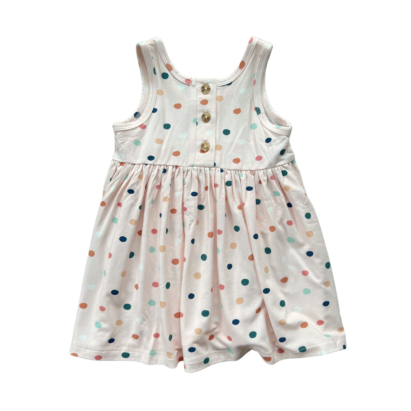 Sweet Dots Henley Tank Dress
