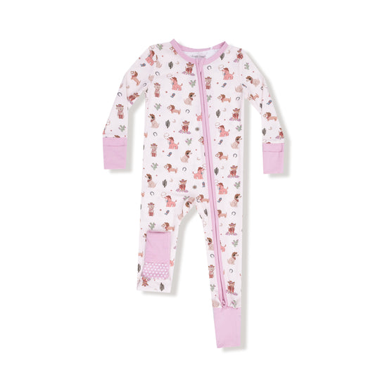 Cowgirl Dogs Two-Way Zip Bamboo Romper