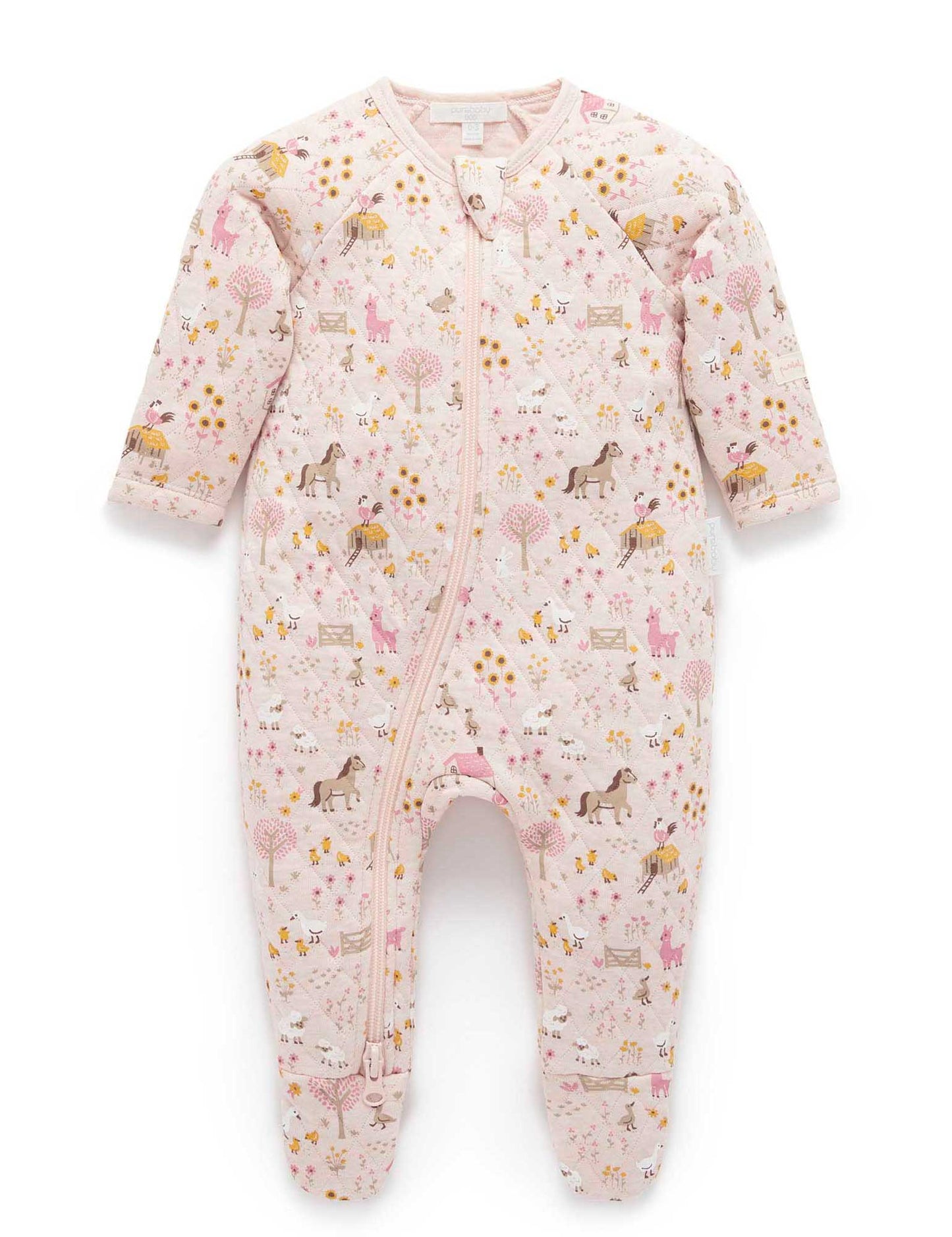 Pink Organic Quilted Farm Growsuit (Copy)