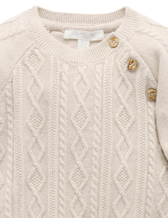 Organic Cable Knit Set