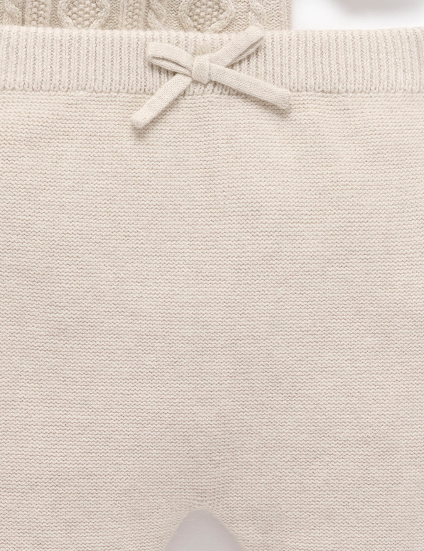 Organic Cable Knit Set