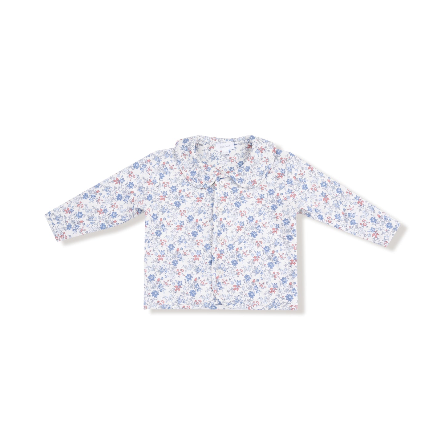 Country Girl Floral Quilted Jacket W/  Peterpan Collar