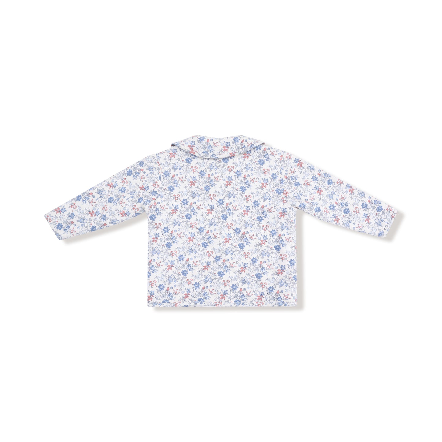 Country Girl Floral Quilted Jacket W/  Peterpan Collar