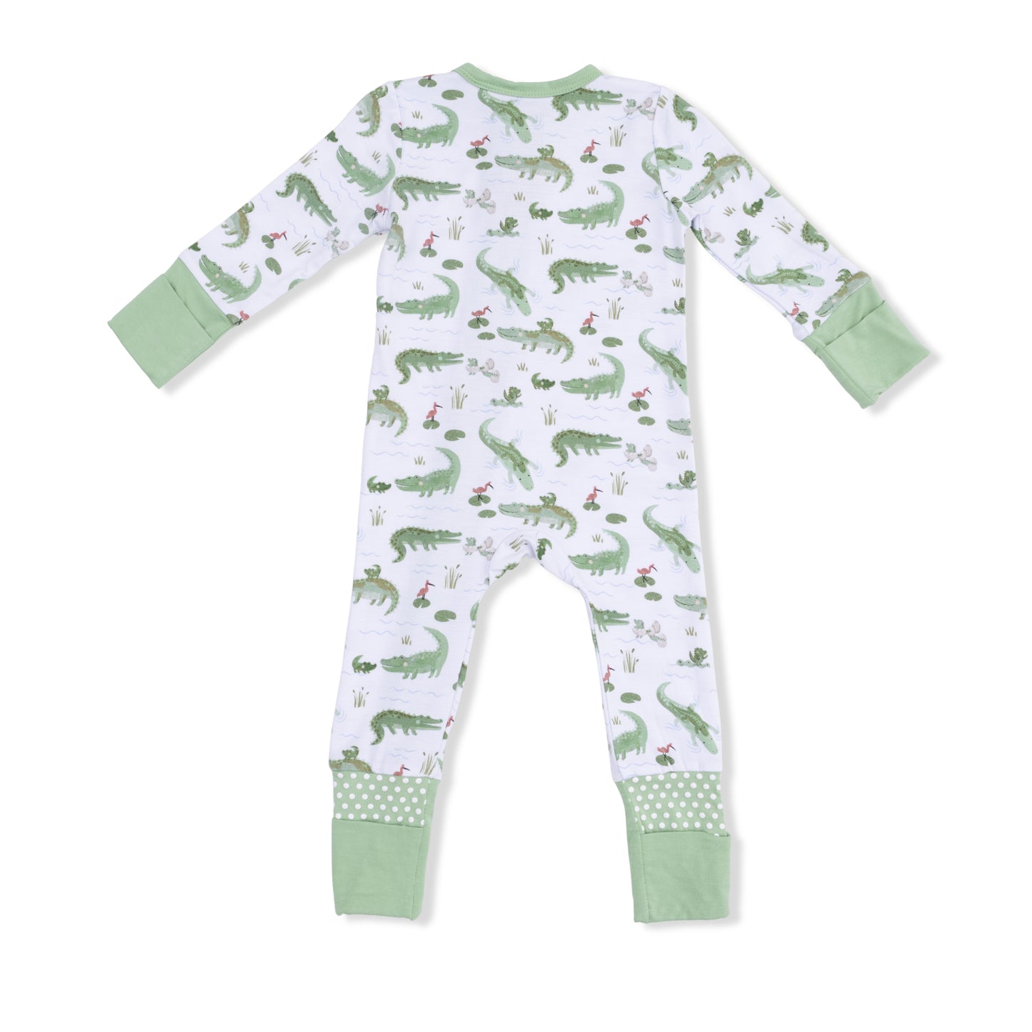 Crayon Alligators-Convertible Romper