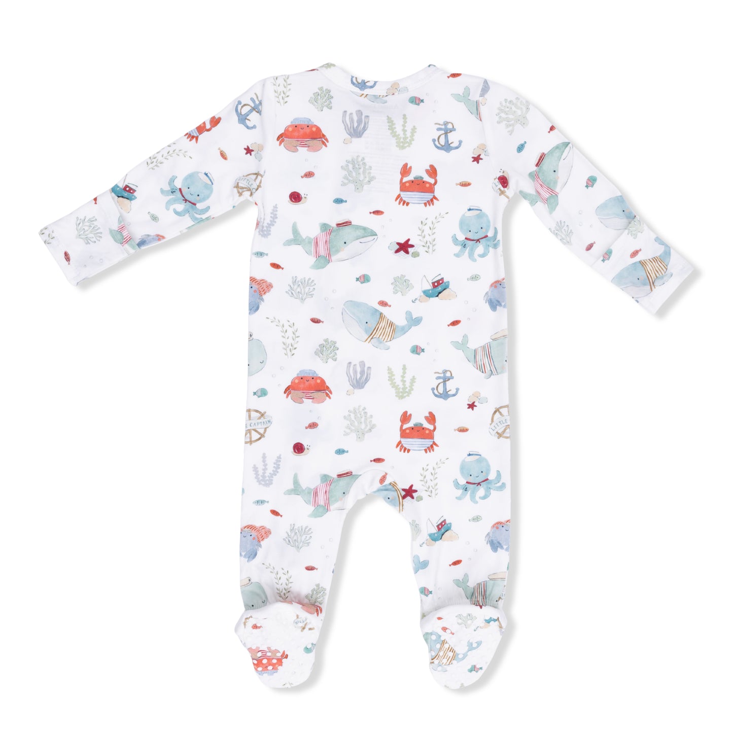 Sailor Sea Creatures- 2 Zipper Footie