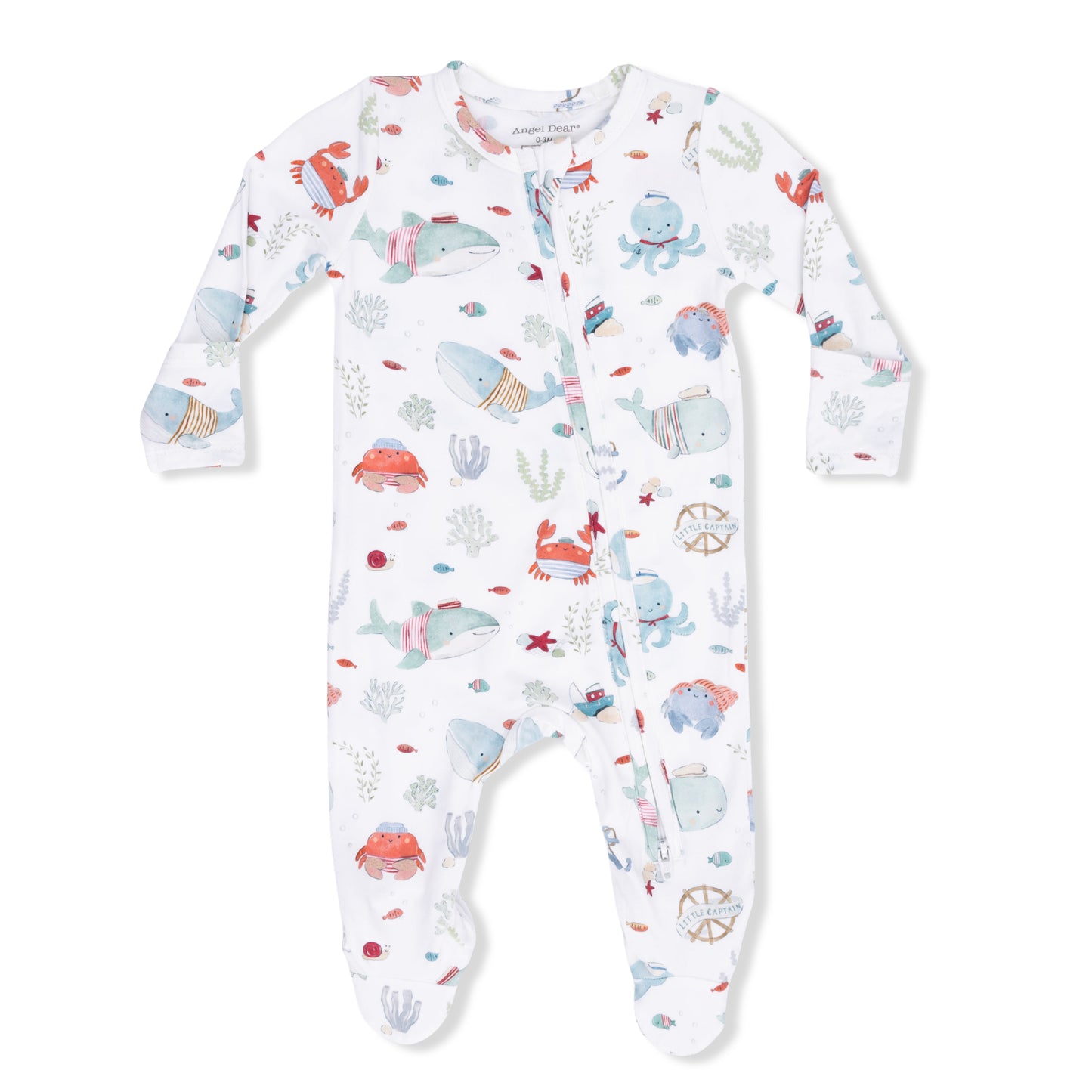 Sailor Sea Creatures- 2 Zipper Footie