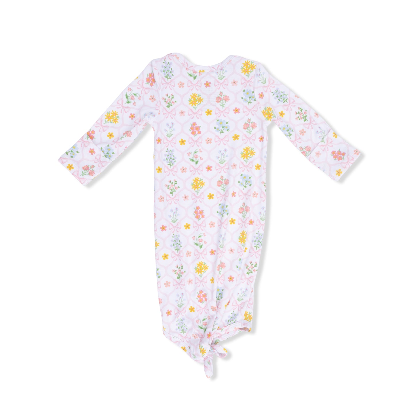 Spring Blooms Bow Trellis-Knotted Gown