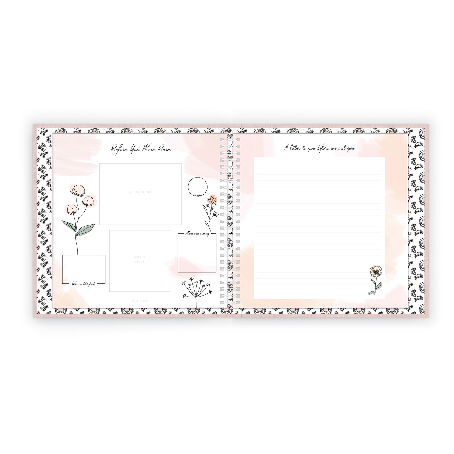Blush Luxury Baby Book