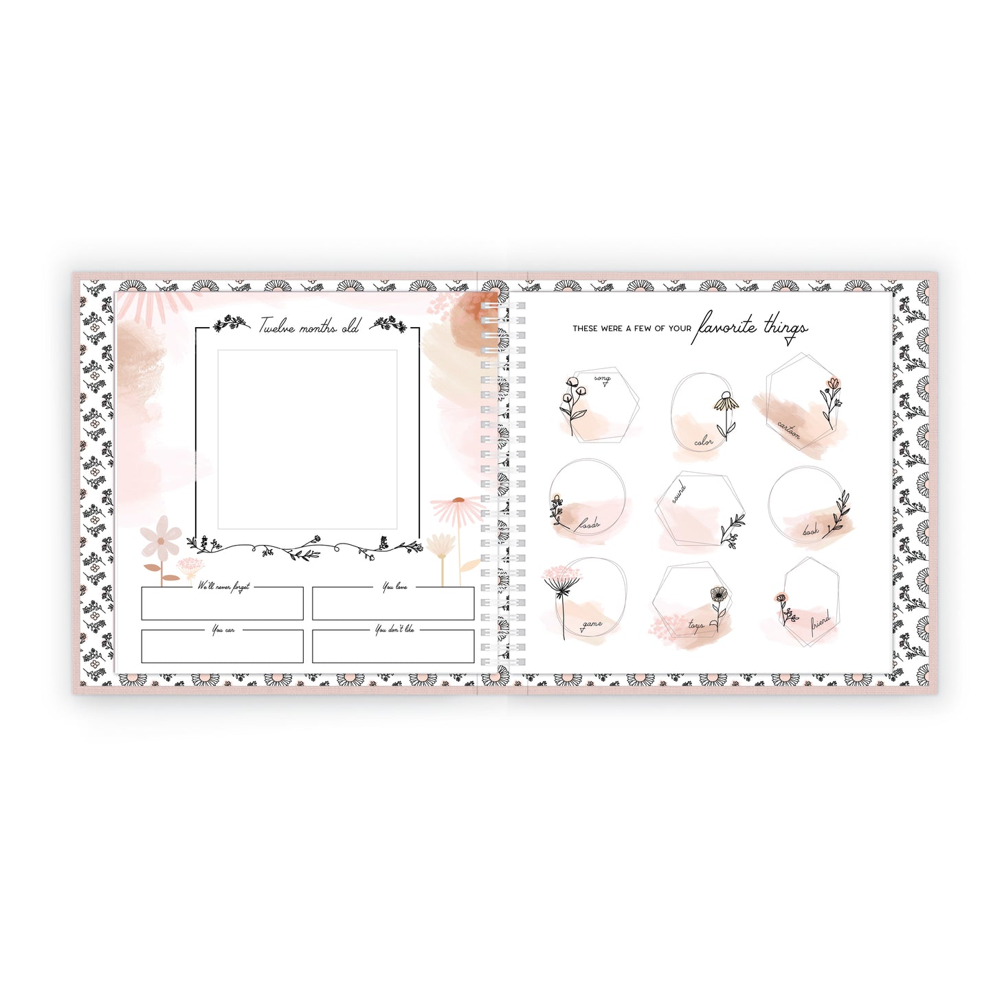 Blush Luxury Baby Book