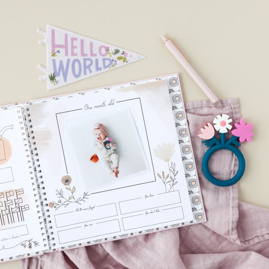Load image into Gallery viewer, Blush Luxury Baby Book
