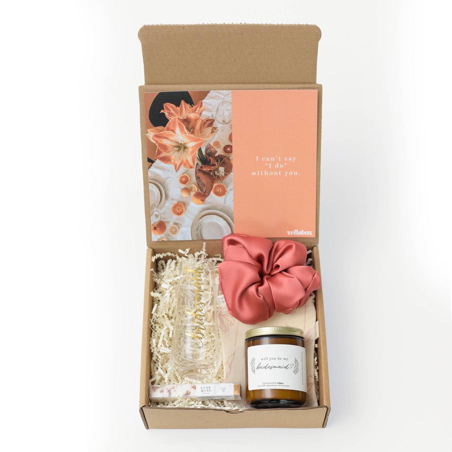 Rose Bouquet"Will you be my Bridesmaid?" 8oz Candle Gift Box